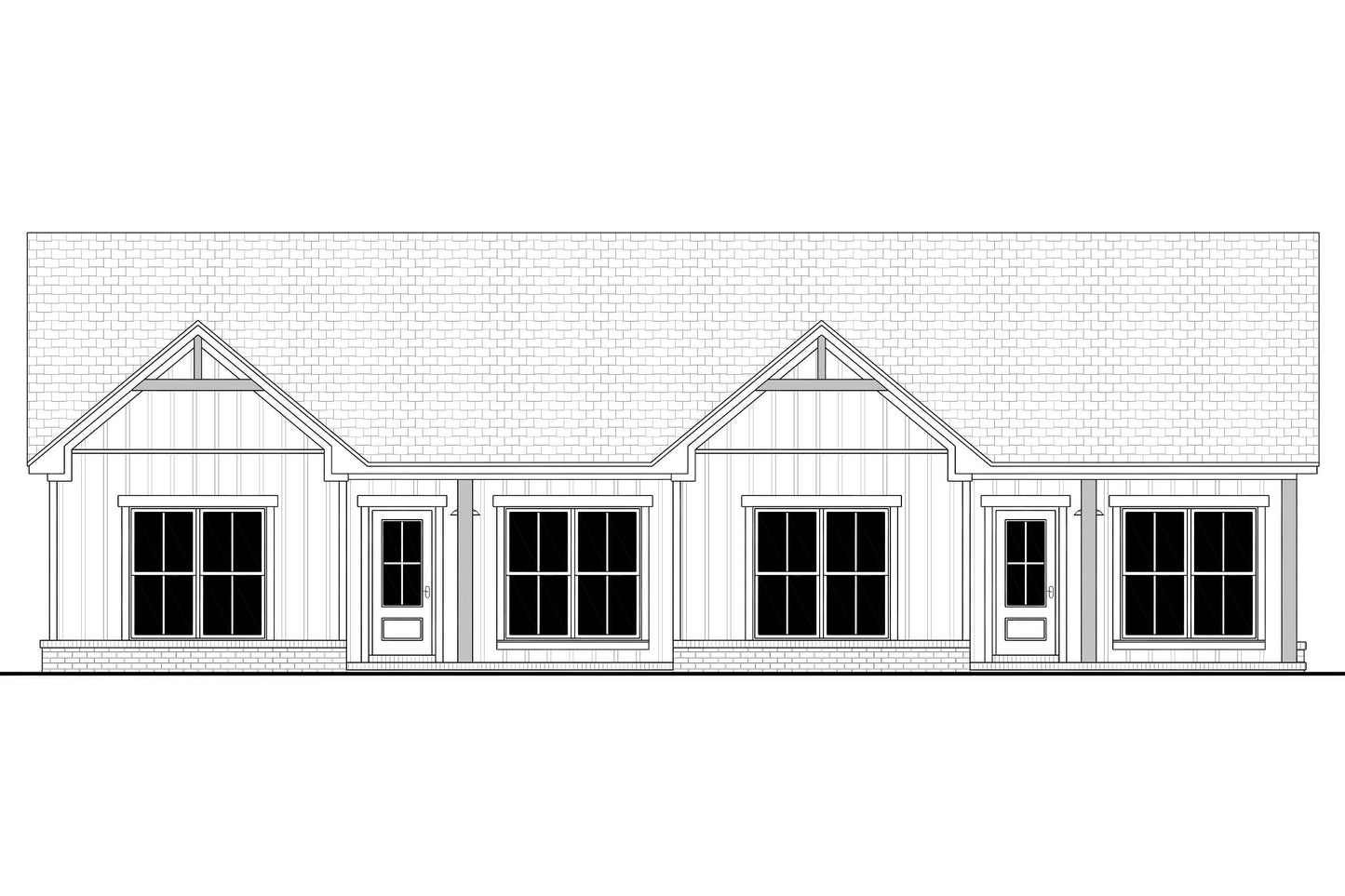 Reese Duplex Plan House Plan Zone