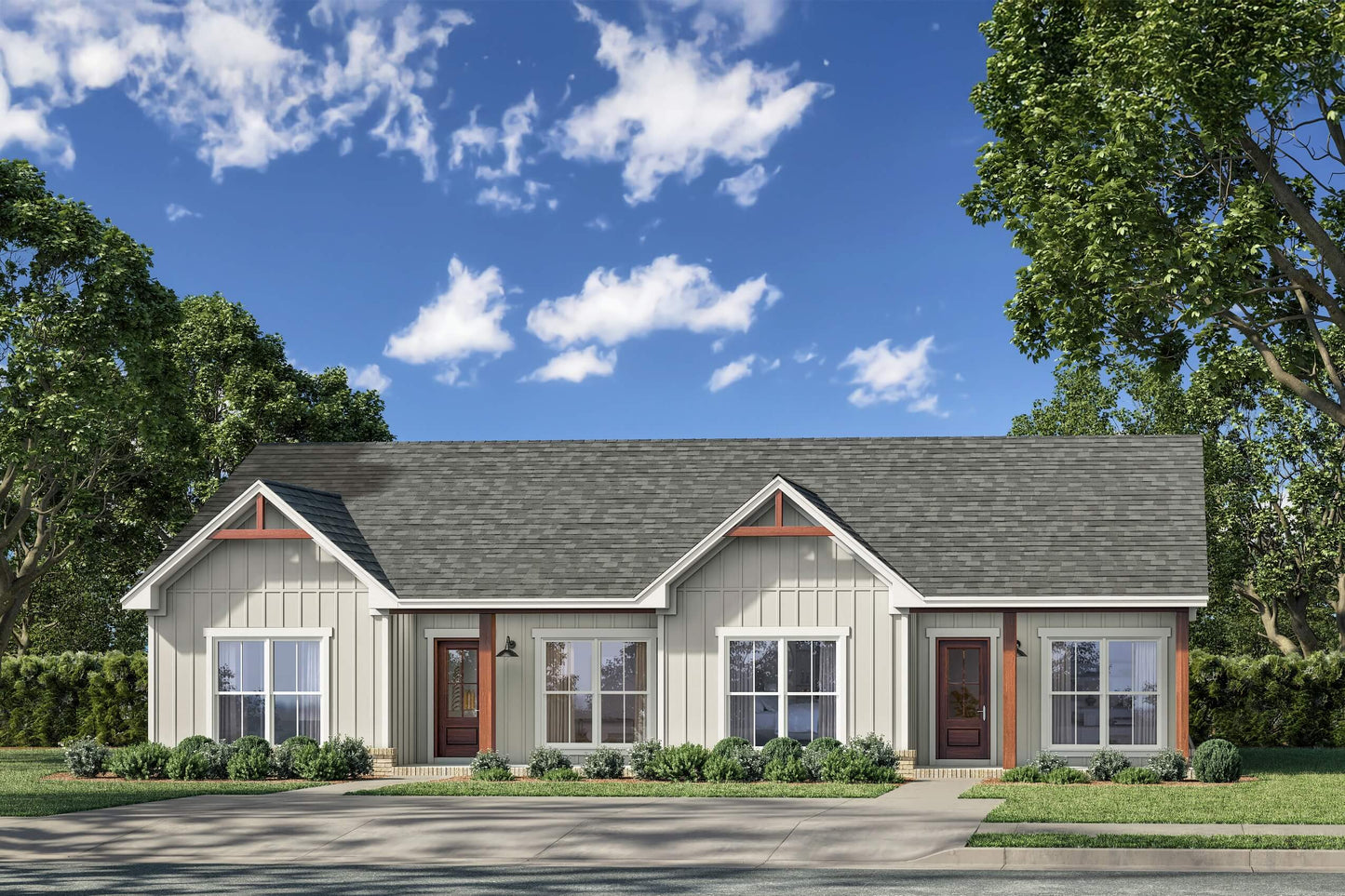 Reese Duplex Plan House Plan Zone