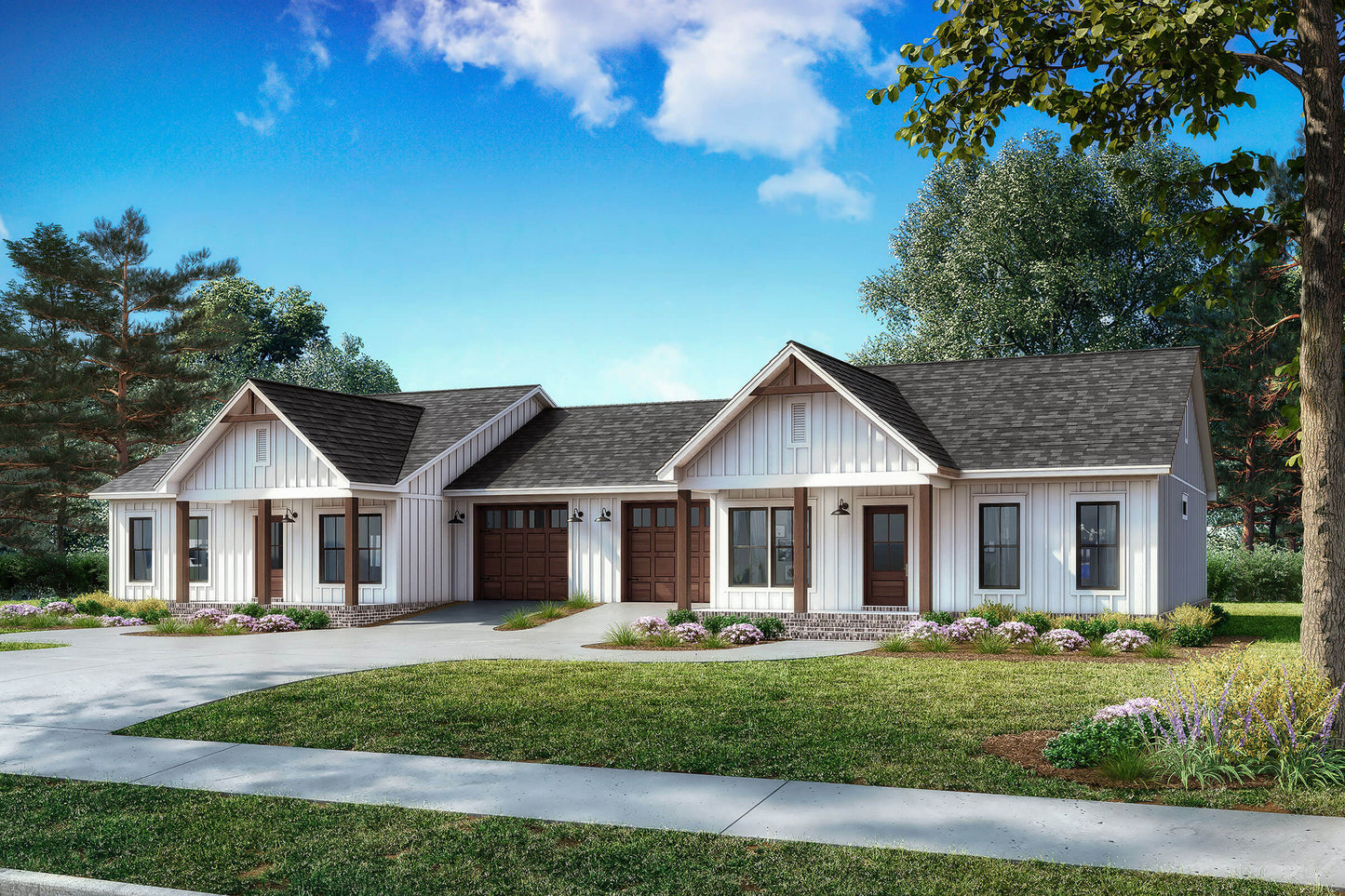 Richburg Duplex Plan House Plan Zone