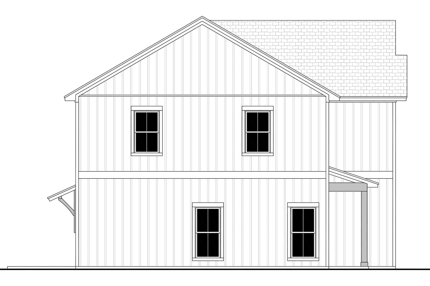 Oak Bowery Duplex Plan House Plan Zone