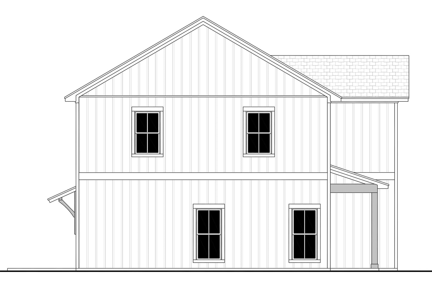 Millbranch Triplex Plan House Plan Zone