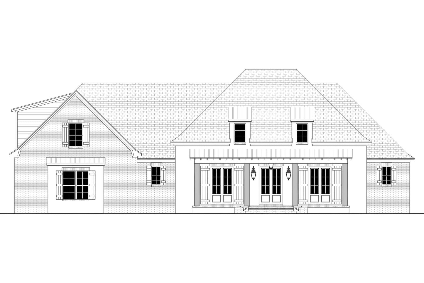 Denton House Plan House Plan Zone