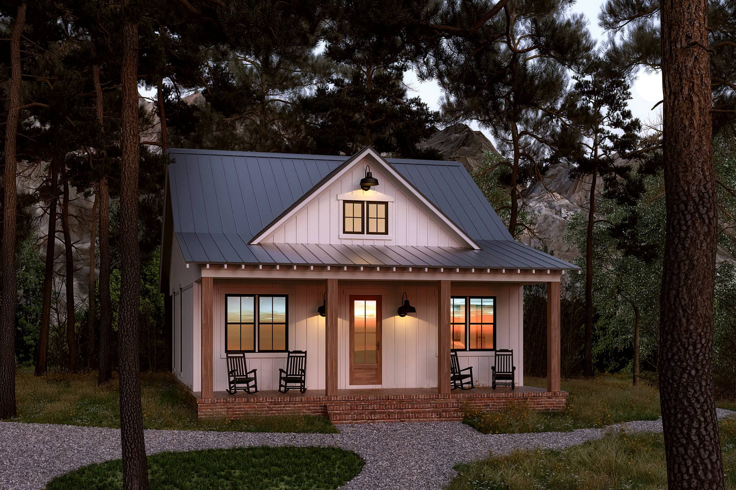 Knoll Top House Plan House Plan Zone