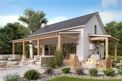 Oasis Pool House House Plan Zone 