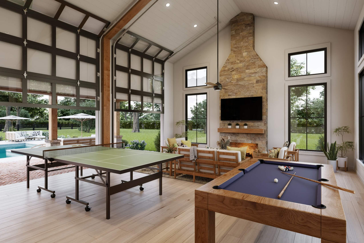 Oasis Pool House House Plan Zone 