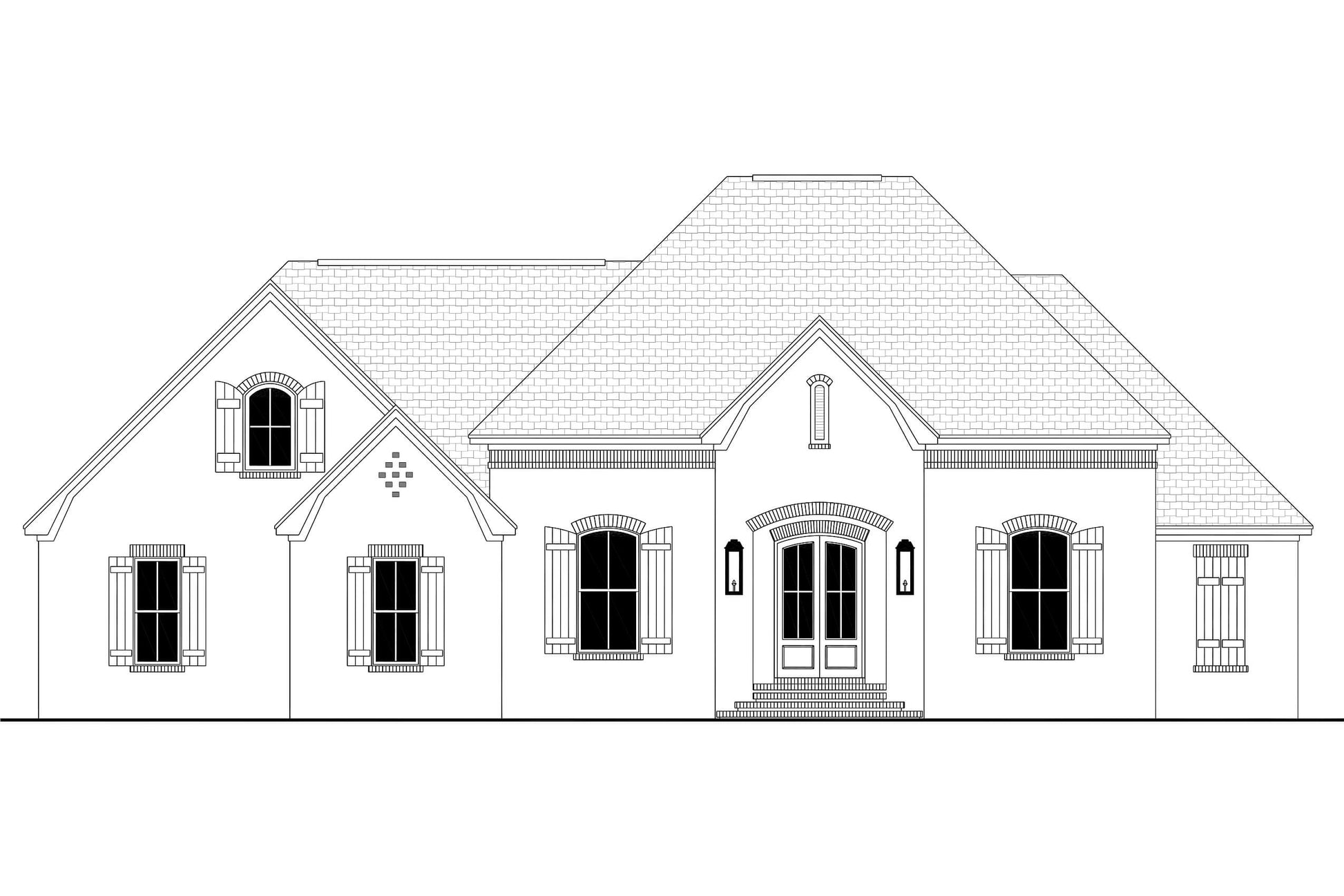 Chalmette Court House Plan House Plan Zone 