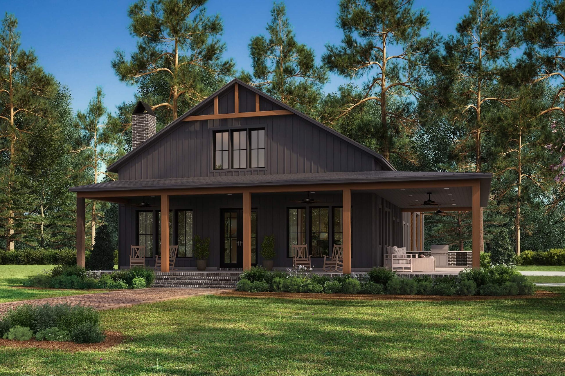 Hickory Grove House Plan House Plan Zone 