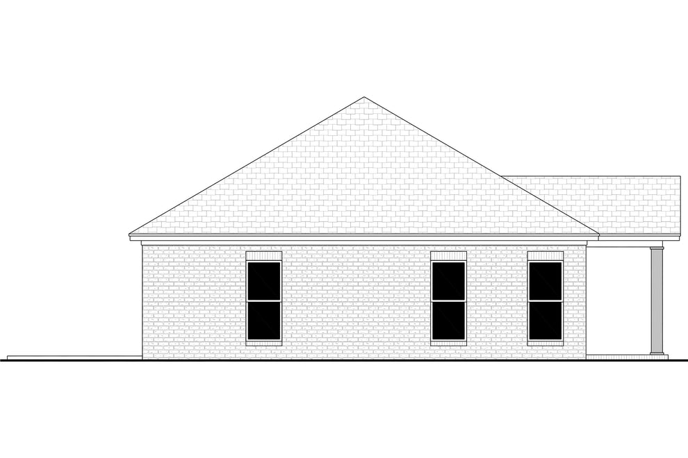 Trenton Triplex Plan House Plan Zone 