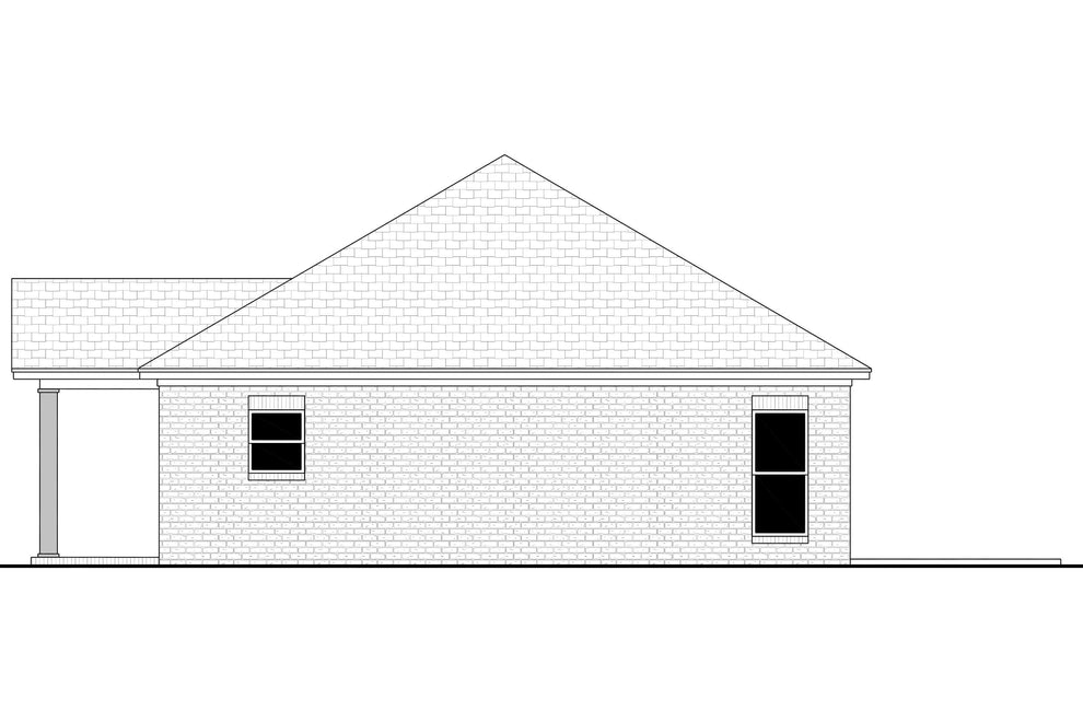Trenton Triplex Plan House Plan Zone 