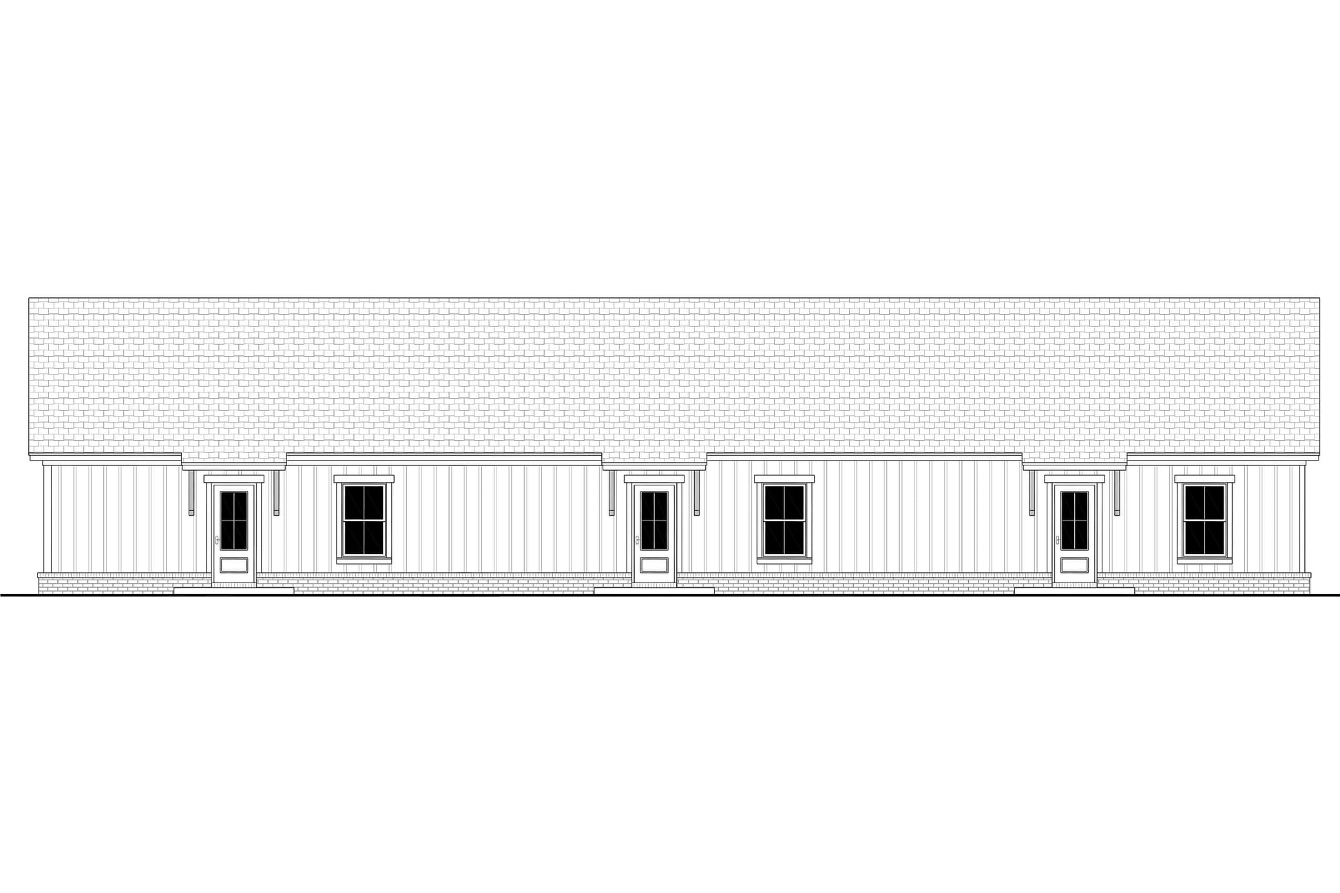 Gibson Triplex Plan House Plan Zone 