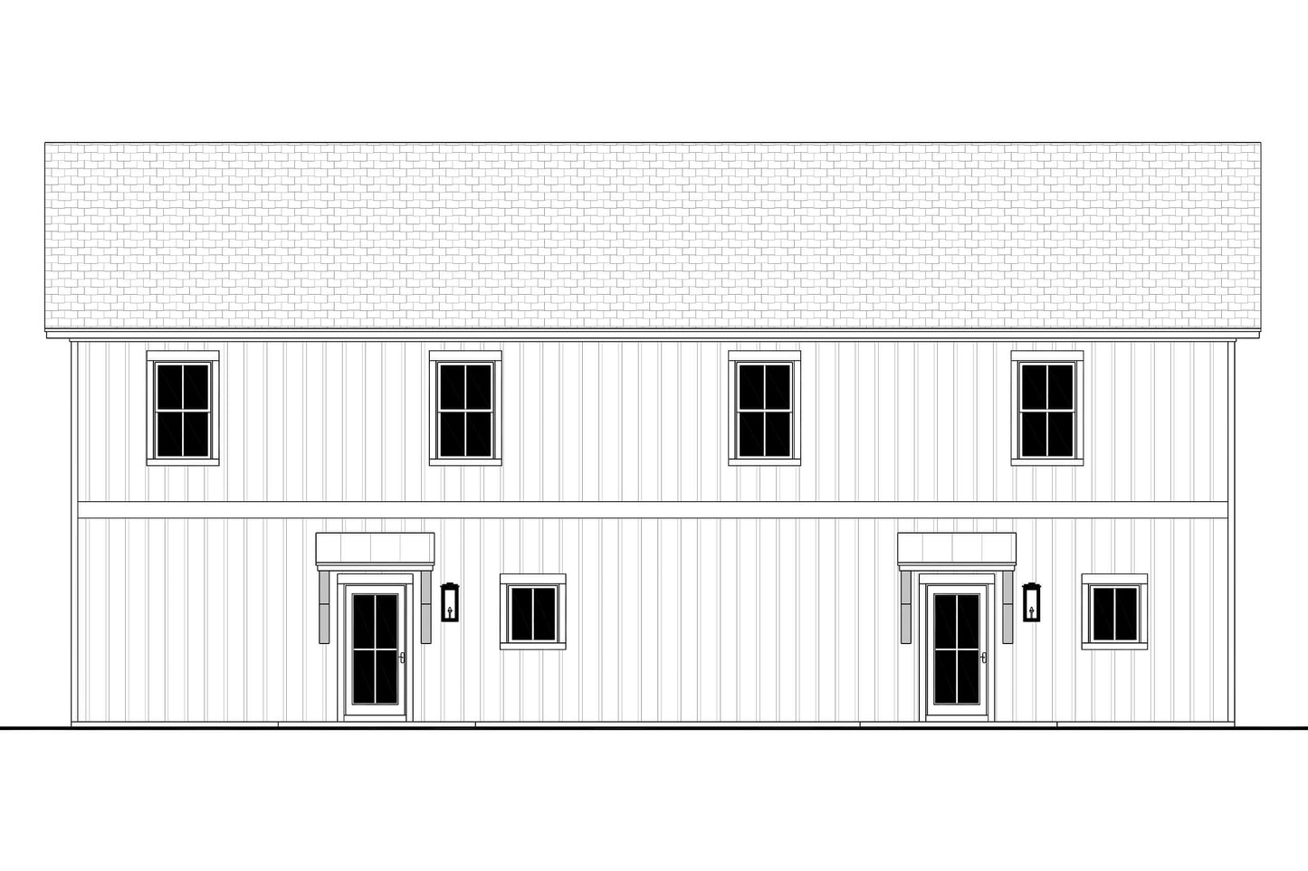 Evans Duplex Plan House Plan Zone 