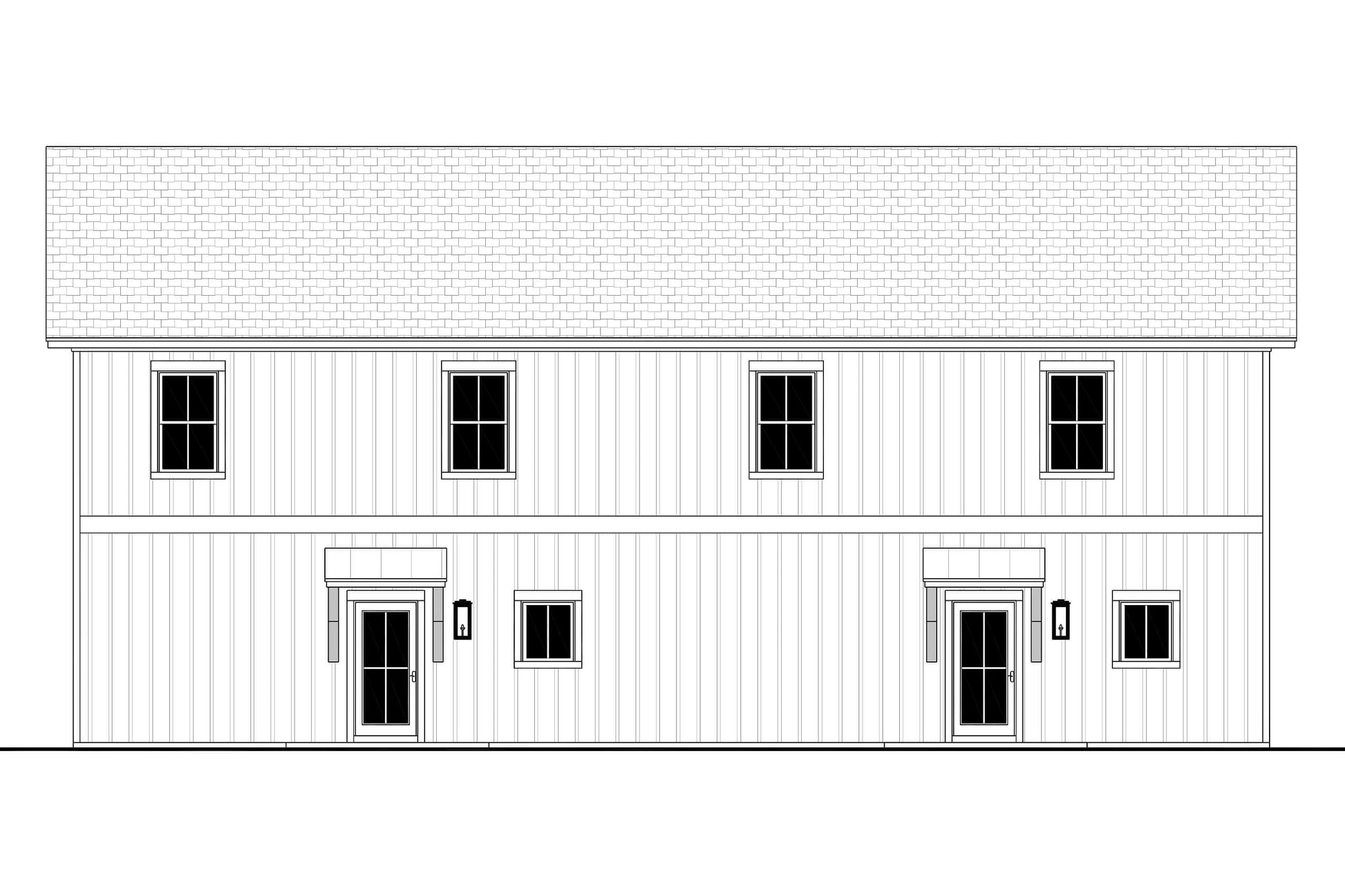 Evans Duplex Plan House Plan Zone 