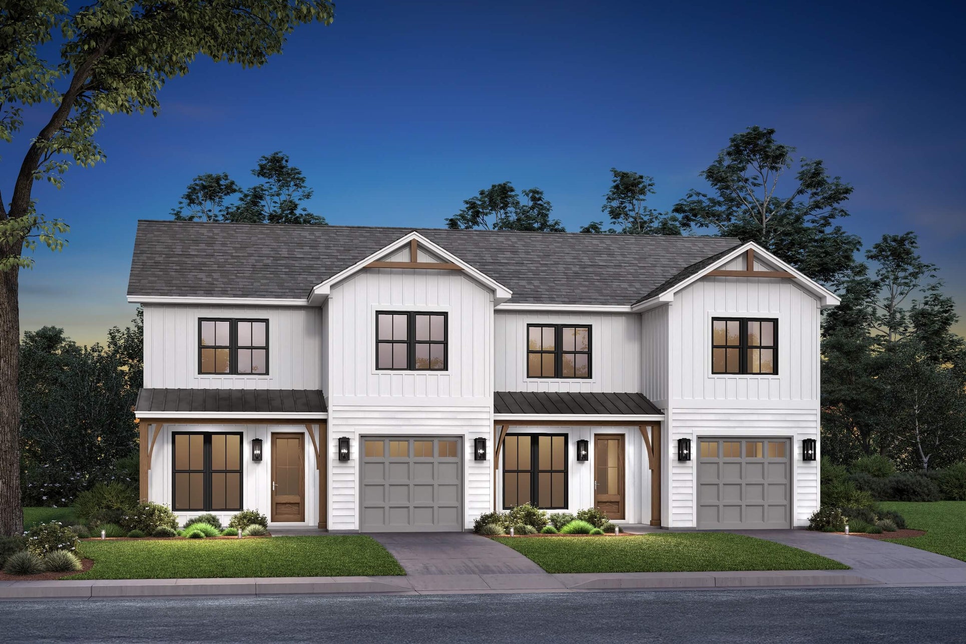 Evans Duplex Plan House Plan Zone 