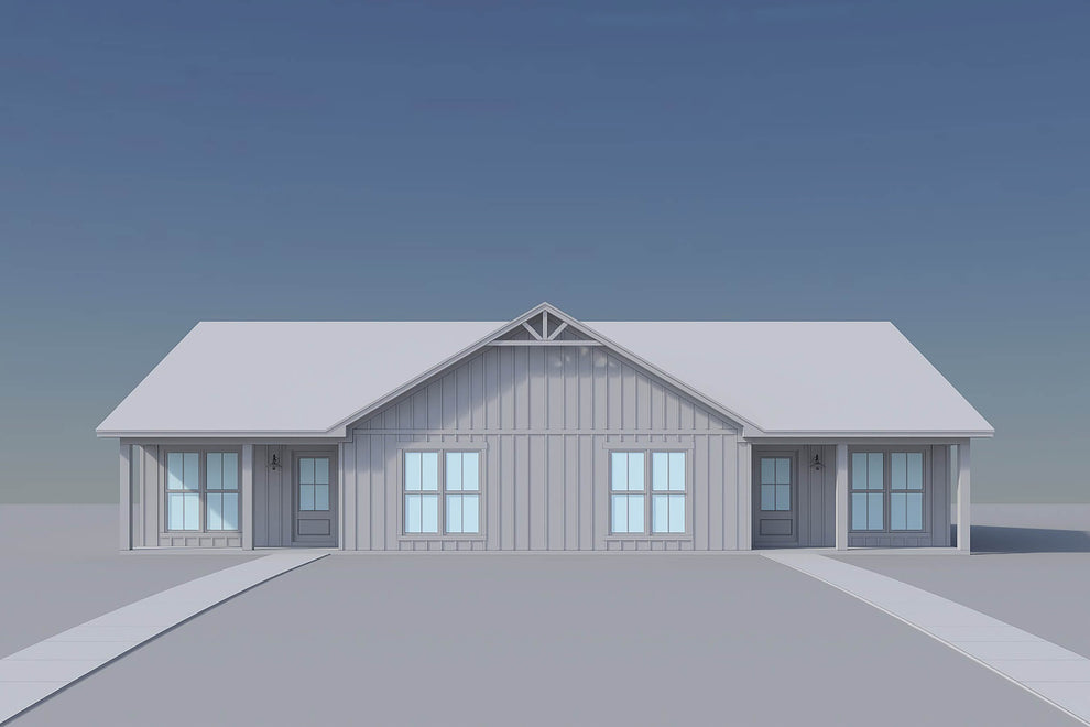 Ashton Hollow Duplex Plan House Plan Zone 