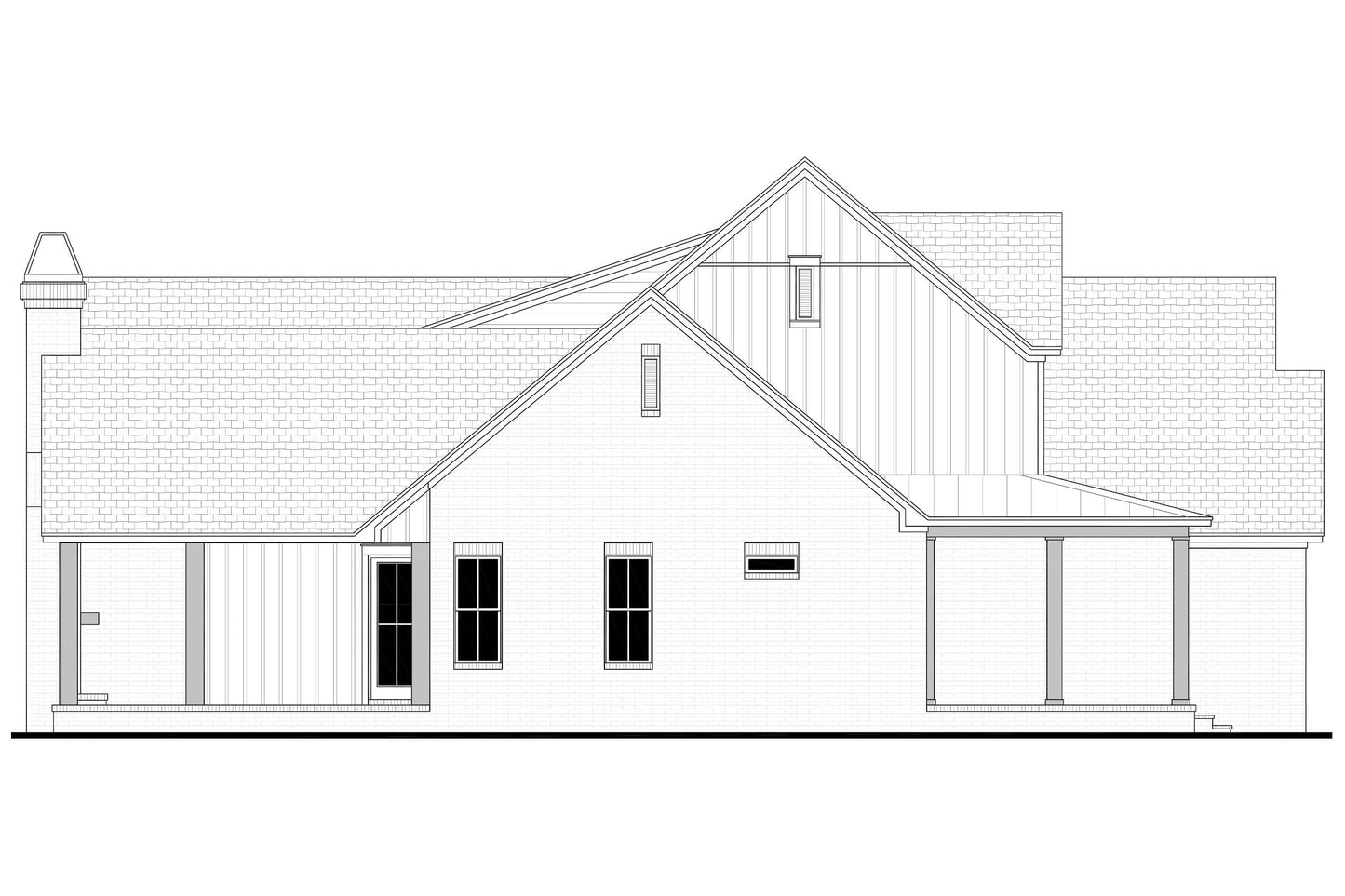 Flat Branch House Plan House Plan Zone 