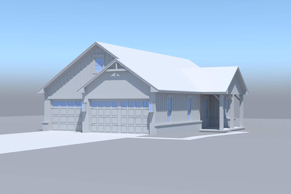 Hampton Carriage House House Plan Zone 