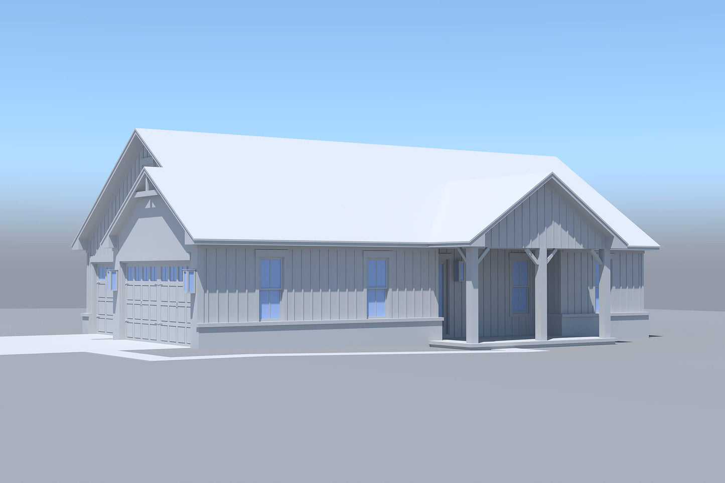 Hampton Carriage House House Plan Zone 