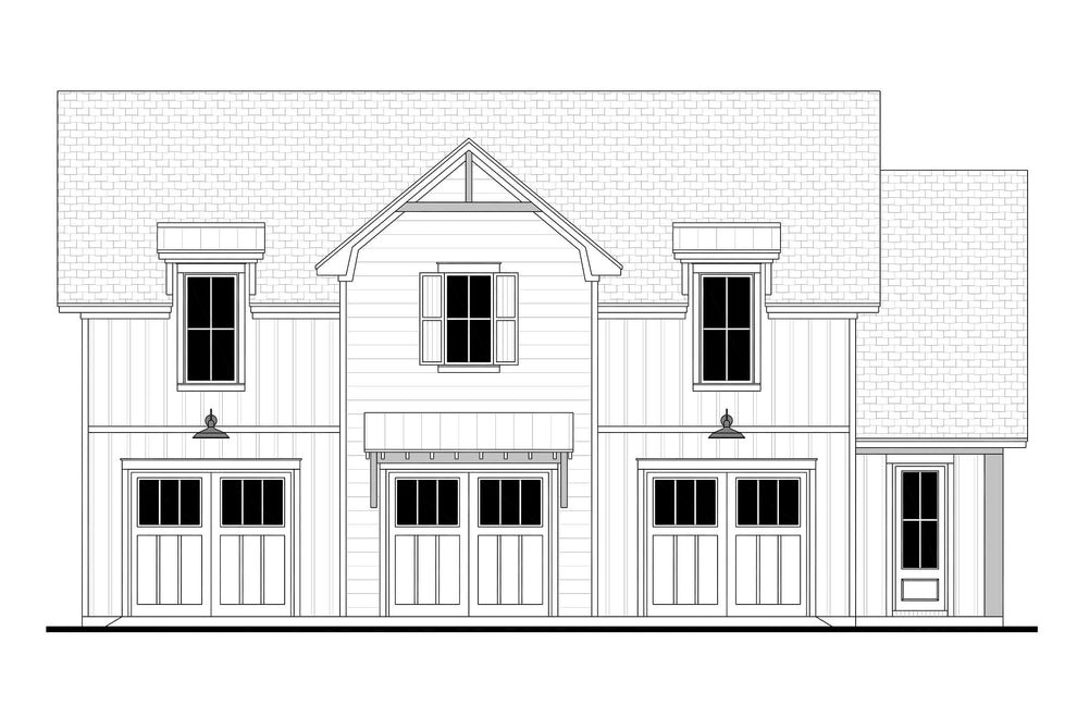 Woodline Garage Plan House Plan Zone 