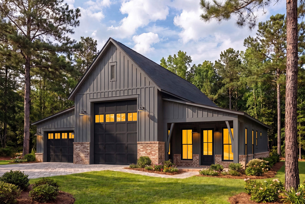 Laurel Park Garage Plan House Plan Zone 