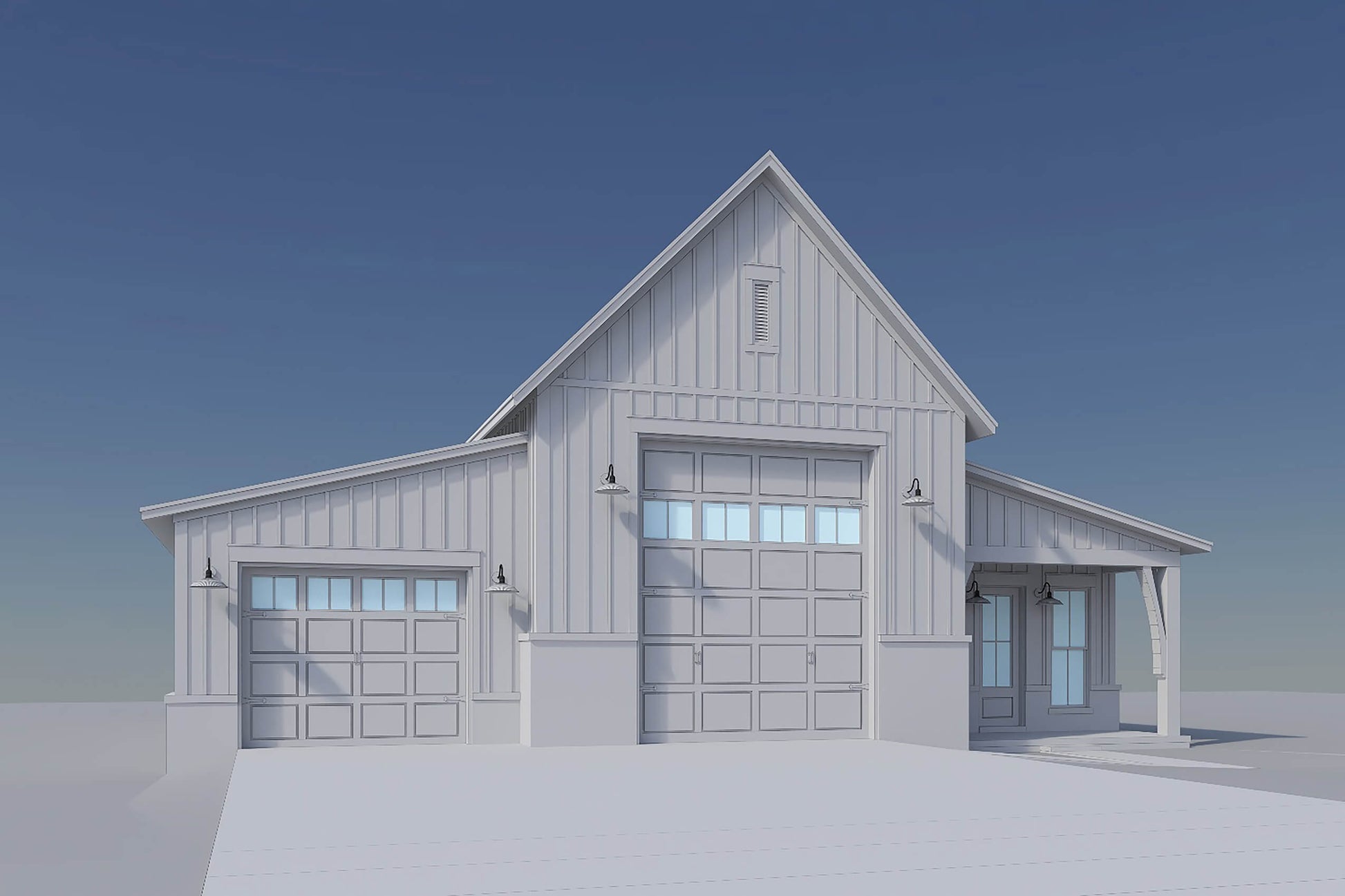 Laurel Park Garage Plan House Plan Zone 