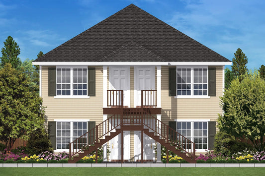 Madison Fourplex Plan 2176 House Plan Zone 