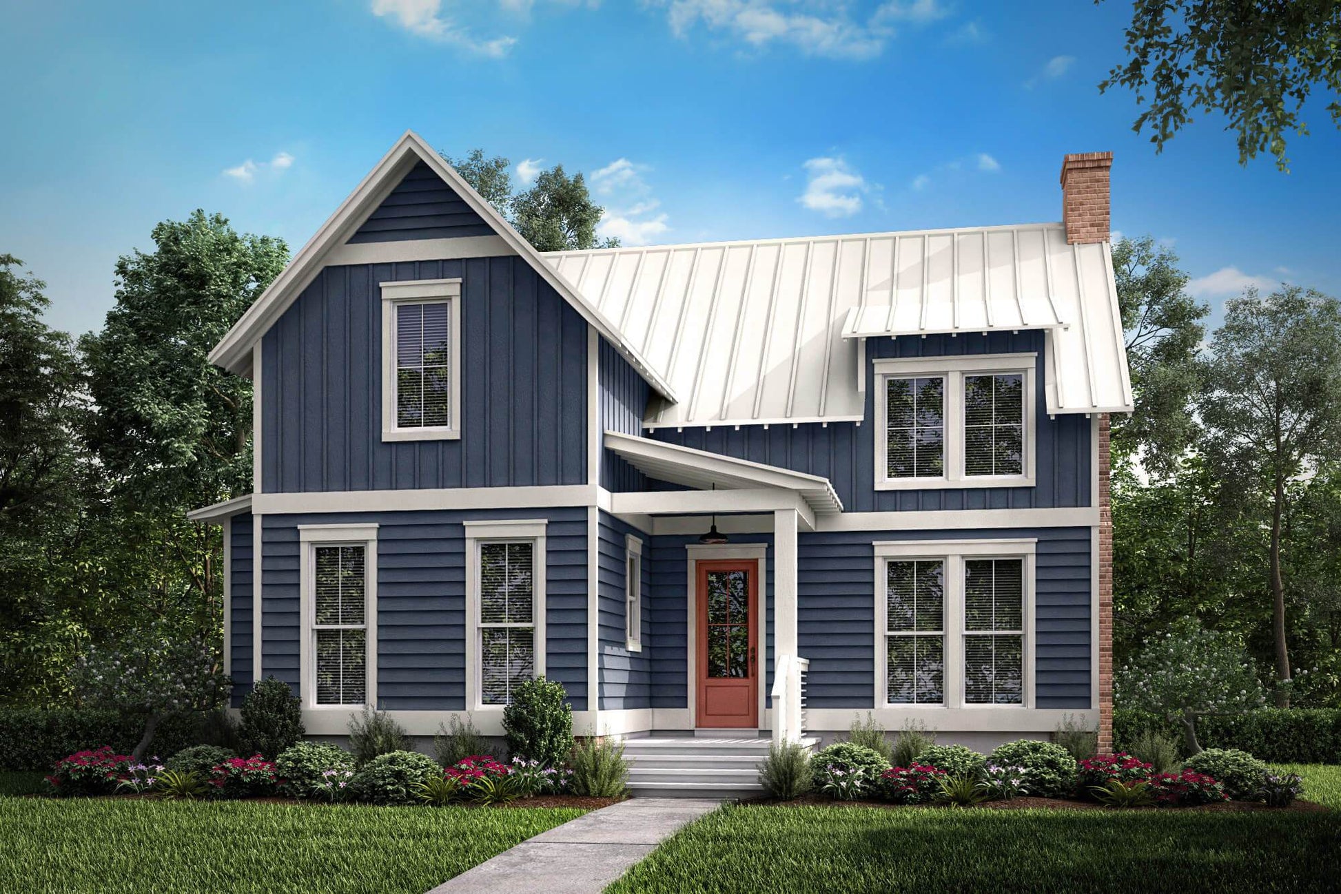 Little Blue House Plan - House Plans - Floor Plans - House Plan Zone