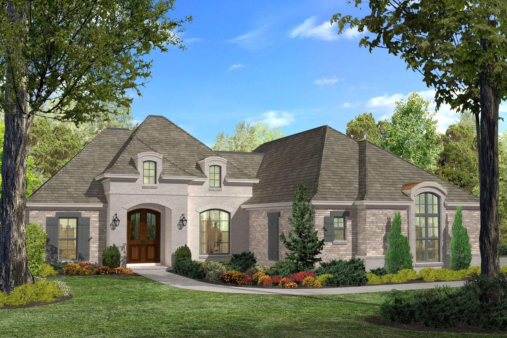 Sienna Lane Acadian House Plan - House Plans - Floor Plans - House Plan Zone