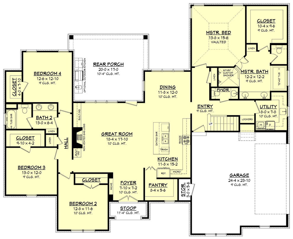Refuge Lane House Plan - House Plans - Floor Plans - House Plan Zone