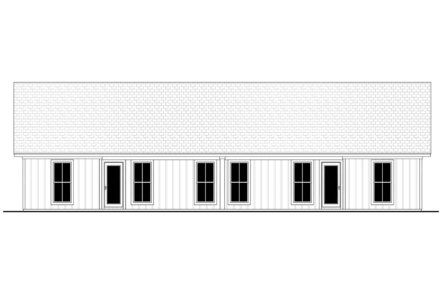 Preston Hollow Duplex Plan House Plan Zone 