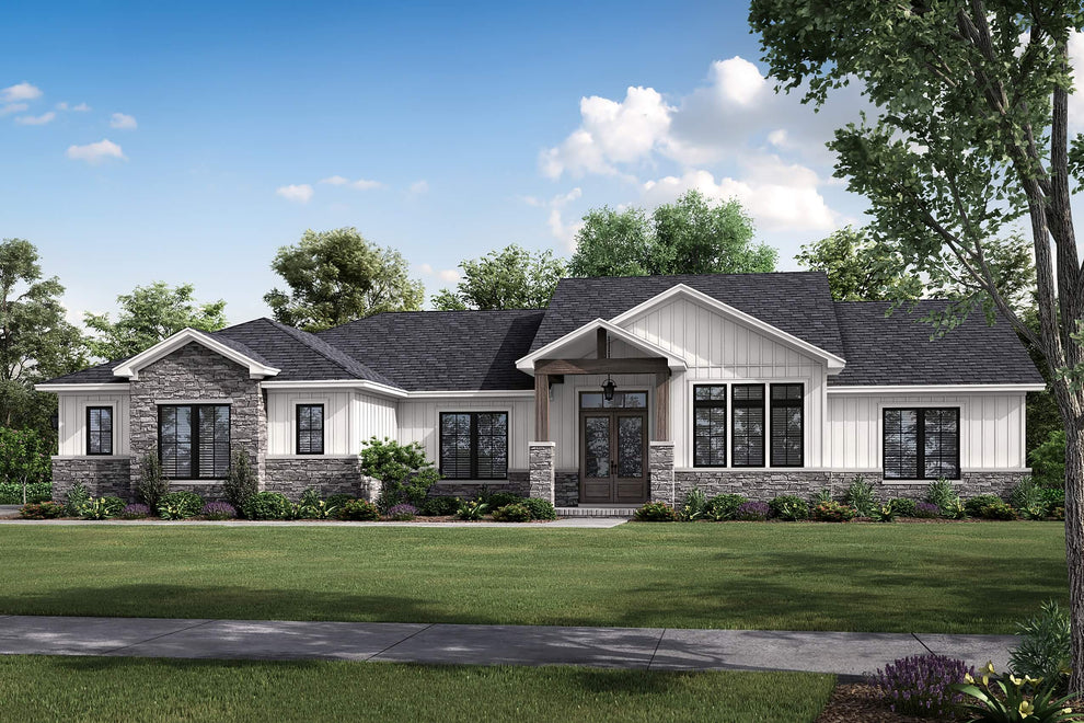 River Ranch House Plan House Plan Zone 