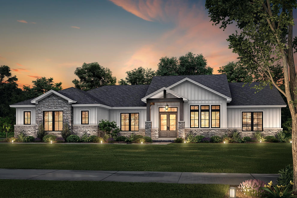 River Ranch House Plan House Plan Zone 