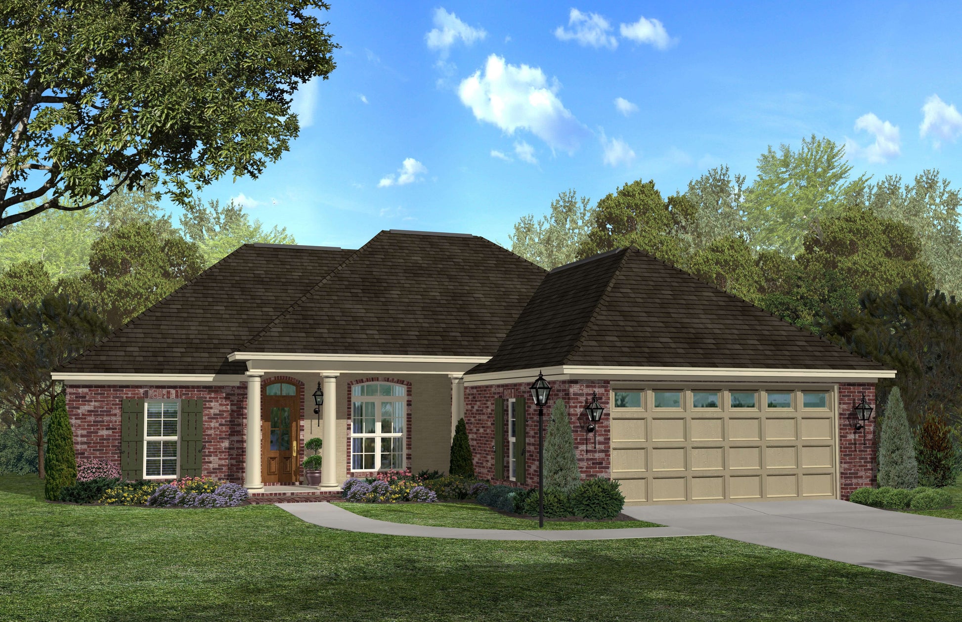 Acadian Lane House Plan House Plan Zone 